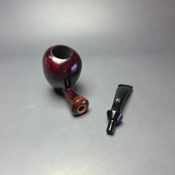 Kristiansen Emma L Smooth Ballerina Estate Briar Pipe, Unsmoked - Image 13