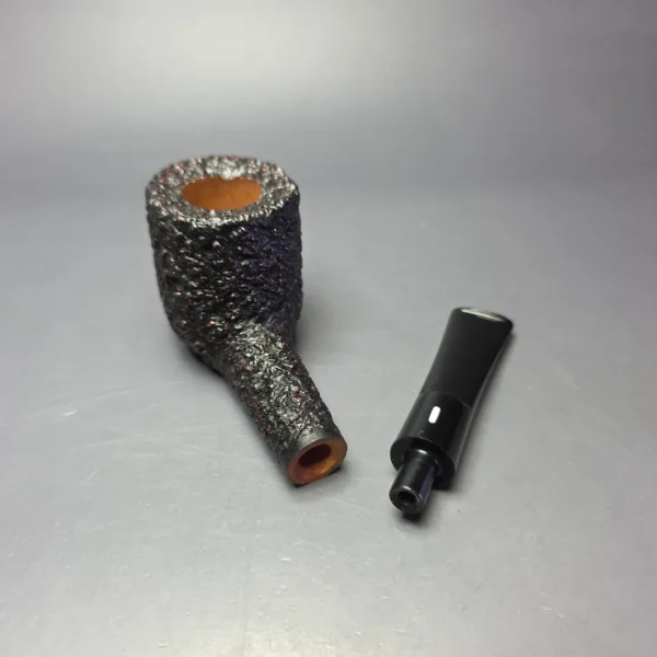 Castello Sea Rock Briar 3K Rusticated Billiard Estate Briar Pipe, Unsmoked - Image 13