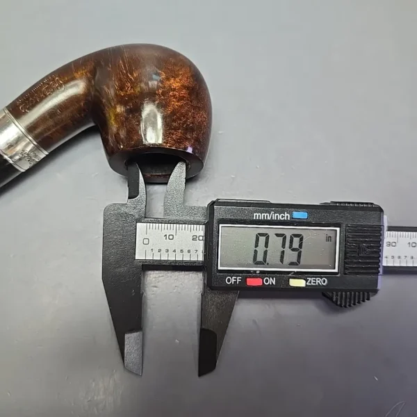 Peterson 160th Anniversary Pat. B Dark Smooth Bent Billiard Briar Pipe, New - Image 14