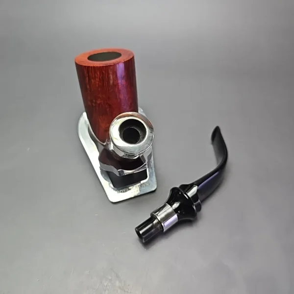 Ser Jacopo (c.1994-1997) Delecta L1 C Smooth Bent Billiard w/ Silver Estate Briar Pipe, Italian Estates - Image 16