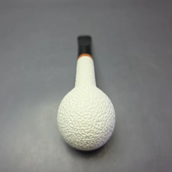 MBSD Meerschaum Deluxe Rusticated Apple Block Meerschaum Pipe, Briars-Mortise, New - Image 8