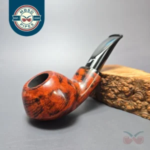 Nording Limited B Smooth Squat Tomato Estate Briar Pipe, Unsmoked