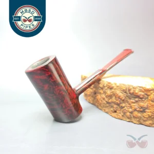 Herriot Pipes Smooth Stacked Poker Handmade Briar Pipe, New