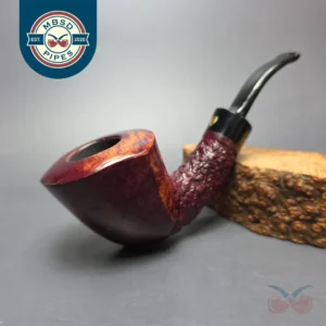 Poul Winslow Crown Viking Partially Rusticated Panel Dublin Estate Briar Pipe, Unsmoked