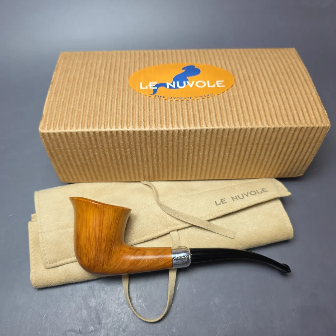 Le Nuvole 2000 Natale 5 Cloud Smooth Dublin w/ Silver Estate Briar Pipe, Unsmoked - Image 2