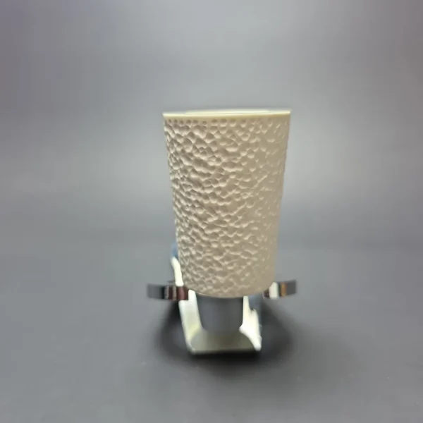 MBSD Meerschaum Deluxe Rusticated Poker Block Meerschaum Pipe, Briar-Mortise, New - Image 4