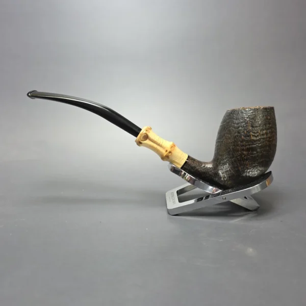 Tsuge Tokyo 503 Sandblasted Egg w/ Bamboo Estate Briar Pipe, Japanese Estates - Image 10