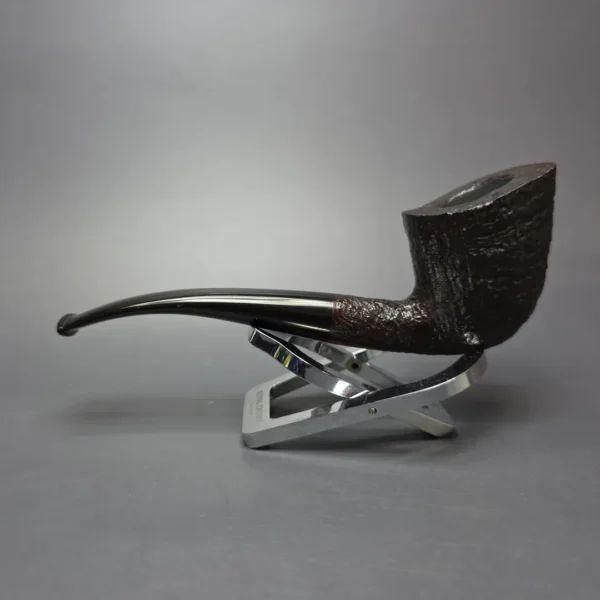 Teddy Knudsen Sandblasted Dublin Estate Briar Pipe, Unsmoked - Image 4