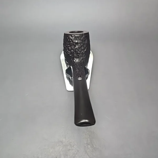 James Upshall Bark EXL Partially Rusticated Billiard Estate Briar Pipe, Unsmoked - Image 9