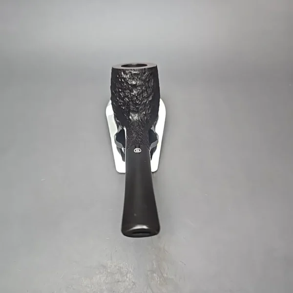 James Upshall Bark EXL Partially Rusticated Billiard Estate Briar Pipe, Unsmoked - Image 10