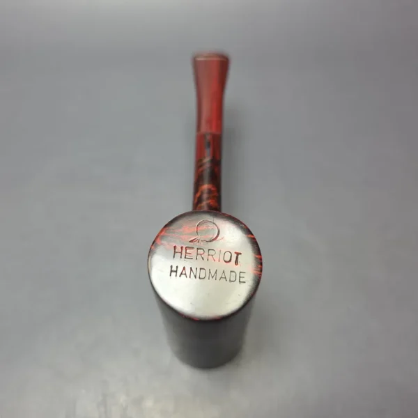 Herriot Pipes Smooth Stacked Poker Handmade Briar Pipe, New - Image 7