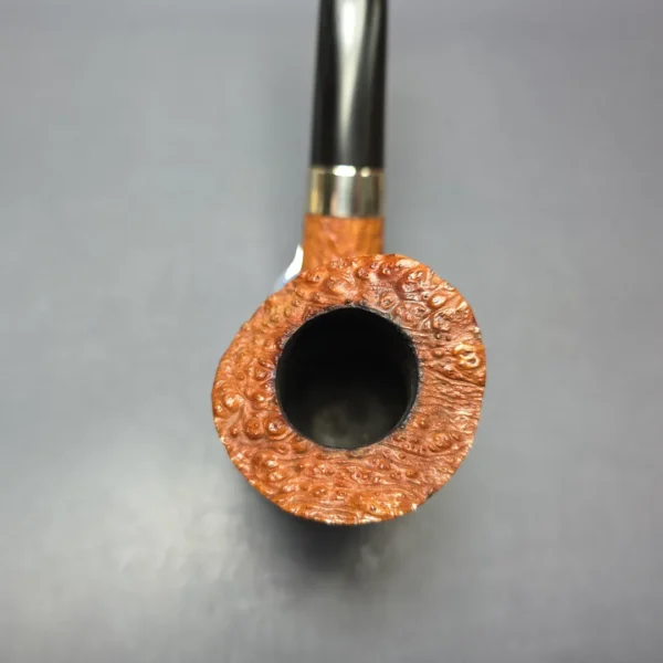 James Barber (Ferndown) Chevin Tudor 4 Star Sandblasted Dublin w/ Silver Estate Briar Pipe - Image 7