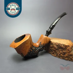 Nording XL Partially Rusticated Freehand Estate Briar Pipe, Danish Estates