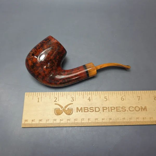 Nording Giant Classic A Smooth Bent Billiard Estate Briar Pipe, Unsmoked - Image 7