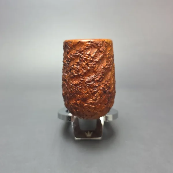 Ascorti Business KS Rusticated Stack Brandy Estate Briar Pipe, Italian Estates - Image 3