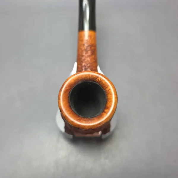 Ascorti Business KS Rusticated Stack Brandy Estate Briar Pipe, Italian Estates - Image 5