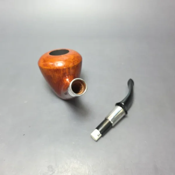 Design Berlin Image 1 Smooth Acorn Sitter Estate Briar Pipe, Unsmoked, 9mm - Image 11