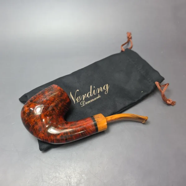 Nording Giant Classic A Smooth Bent Billiard Estate Briar Pipe, Unsmoked - Image 10