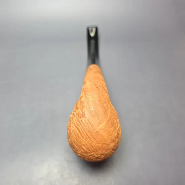 Pipe Tristan Magnum Sandblasted LC Bent Billiard Handmade Strawberry Briar Pipe, New - Image 7