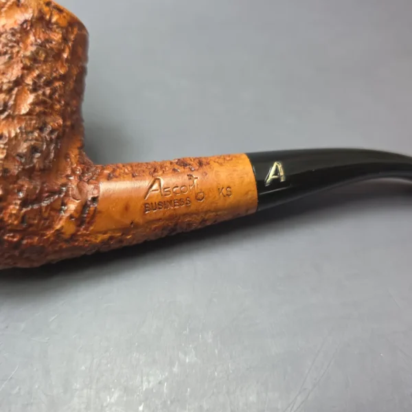 Ascorti Business KS Rusticated Stack Brandy Estate Briar Pipe, Italian Estates - Image 7
