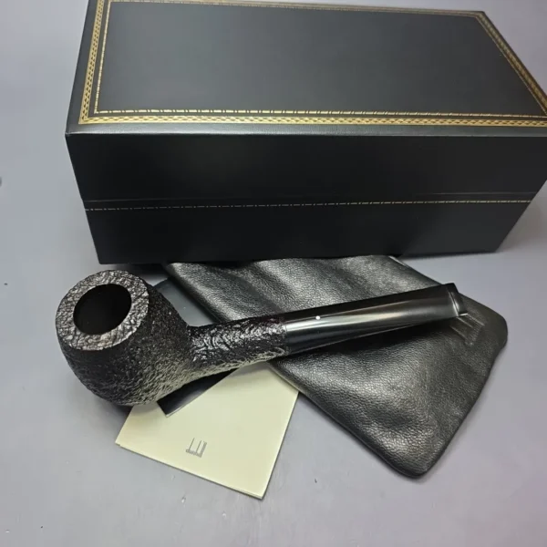 Dunhill 1998 Shell Briar 6101 Sandblasted Apple Estate Briar Pipe, Unsmoked - Image 11