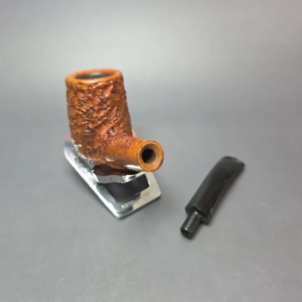 Ascorti Business KS Rusticated Stack Brandy Estate Briar Pipe, Italian Estates - Image 11