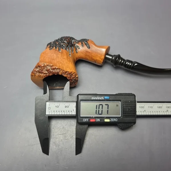 Nording XL Partially Rusticated Freehand Estate Briar Pipe, Danish Estates - Image 9