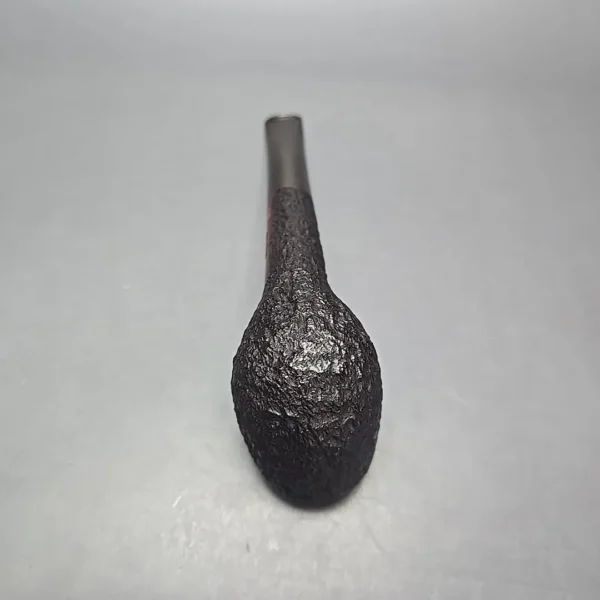 James Upshall Bark EXL Partially Rusticated Billiard Estate Briar Pipe, Unsmoked - Image 5