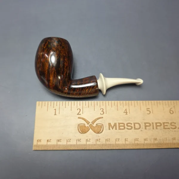 Martin Romijn Smooth Nosewarmer Egg w/ Juma Handmade Briar Pipe, New - Image 5