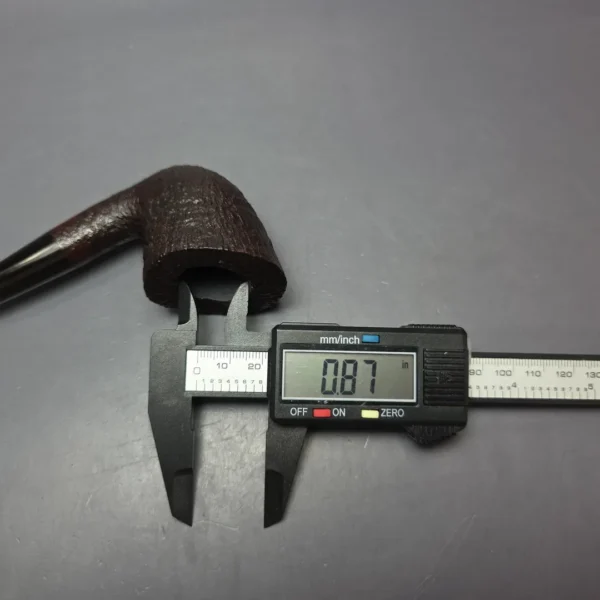 Teddy Knudsen Sandblasted Dublin Estate Briar Pipe, Unsmoked - Image 11