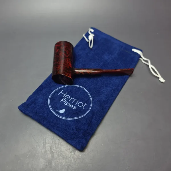 Herriot Pipes Smooth Stacked Poker Handmade Briar Pipe, New - Image 11