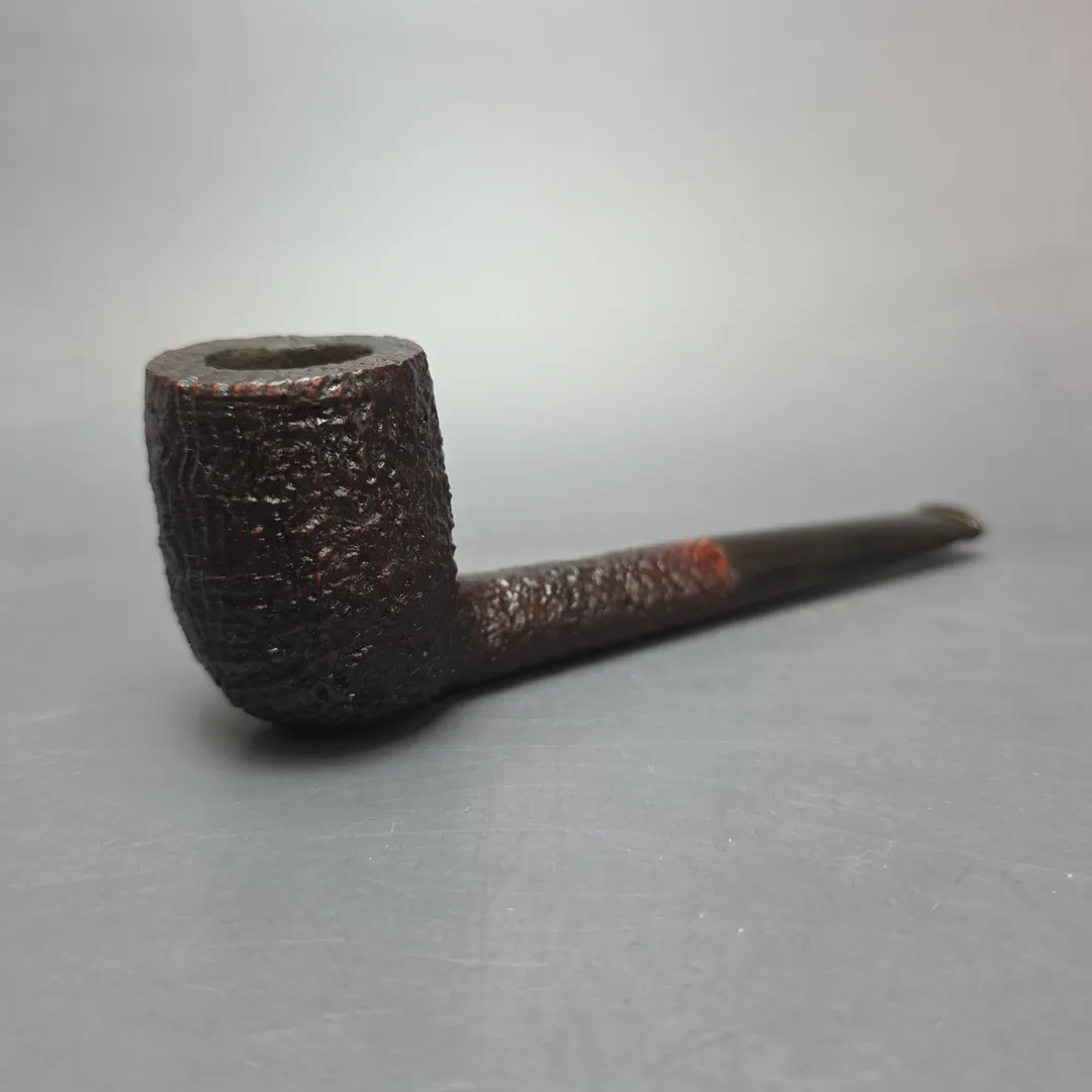 Barling's Make Pre-Transition YOW Fossil EXEXEL 52 Sandblasted Billiard Estate Briar Pipe, English Estates - Image 2