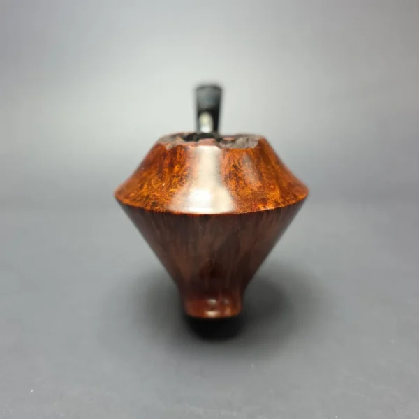 SU Pipes Smooth Rhodesian Sitter w/ Case Handmade Briar Pipe, New - Image 4