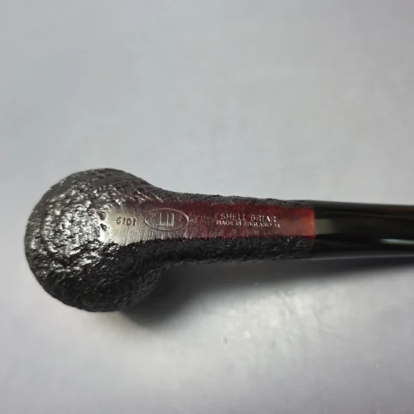 Dunhill 1998 Shell Briar 6101 Sandblasted Apple Estate Briar Pipe, Unsmoked - Image 6