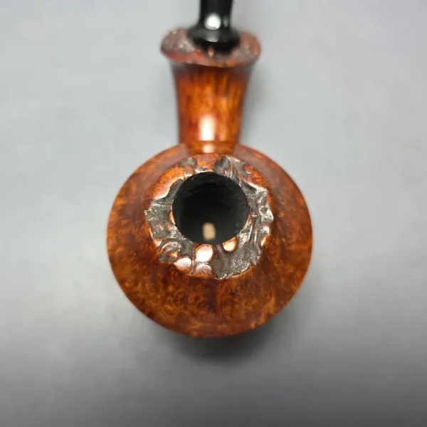 SU Pipes Smooth Rhodesian Sitter w/ Case Handmade Briar Pipe, New - Image 7