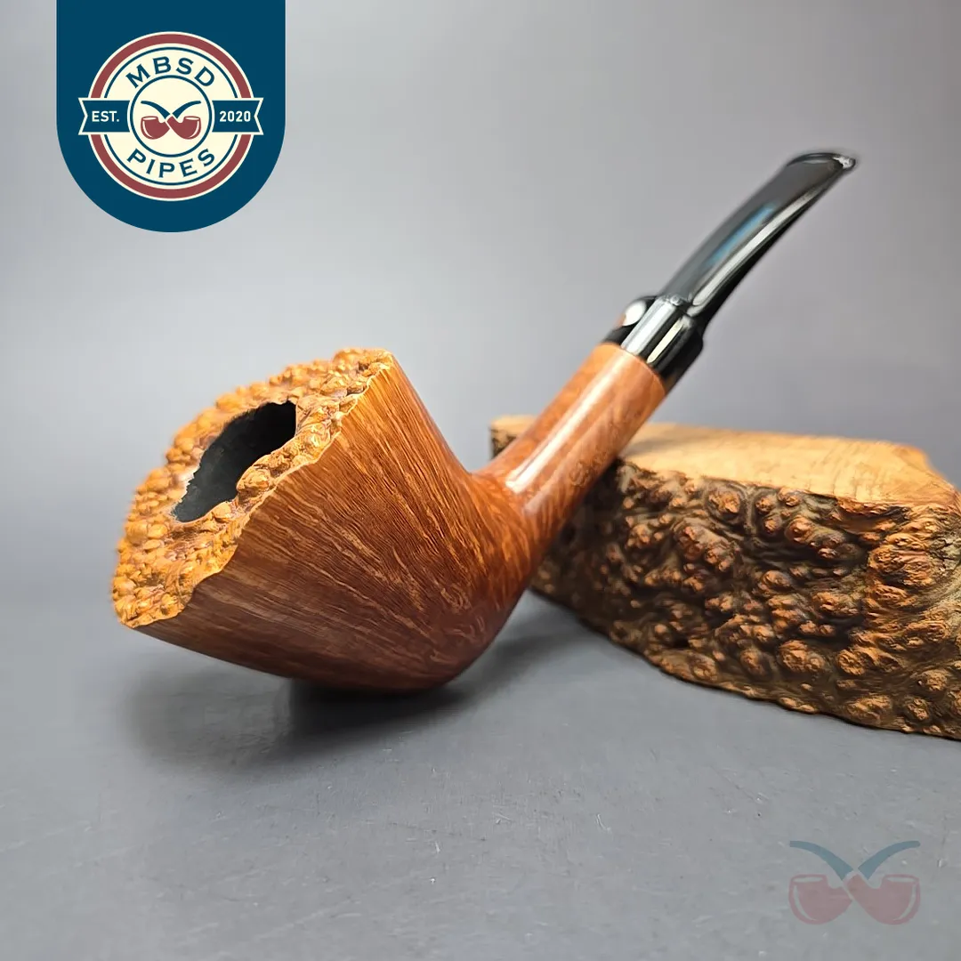 Claudio Cavicchi CCCC Grade Smooth Dublin Estate Briar Pipe, Italian Estates