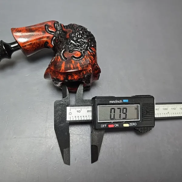 Nording Moss Partially Rusticated Freehand Estate Briar Pipe, Unsmoked - Image 12