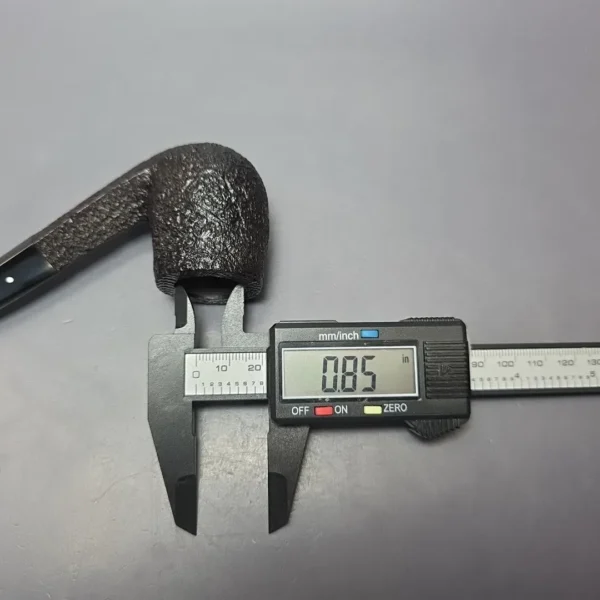 Dunhill 2021 Shell Briar (5) Quaint Sandblasted Diamond Shank Bent Billiard Estate Briar Pipe, Unsmoked - Image 13