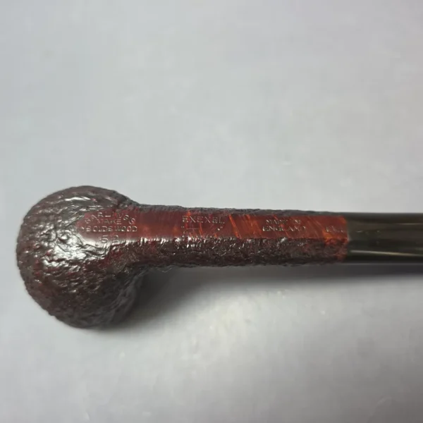 Barling's Make Pre-Transition YOW Fossil EXEXEL 52 Sandblasted Billiard Estate Briar Pipe, English Estates - Image 9