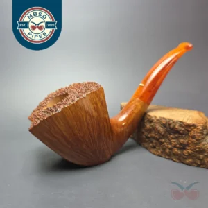 Baldo Baldi XL Smooth Panel Dublin w/ Amber Estate Briar Pipe, Unsmoked