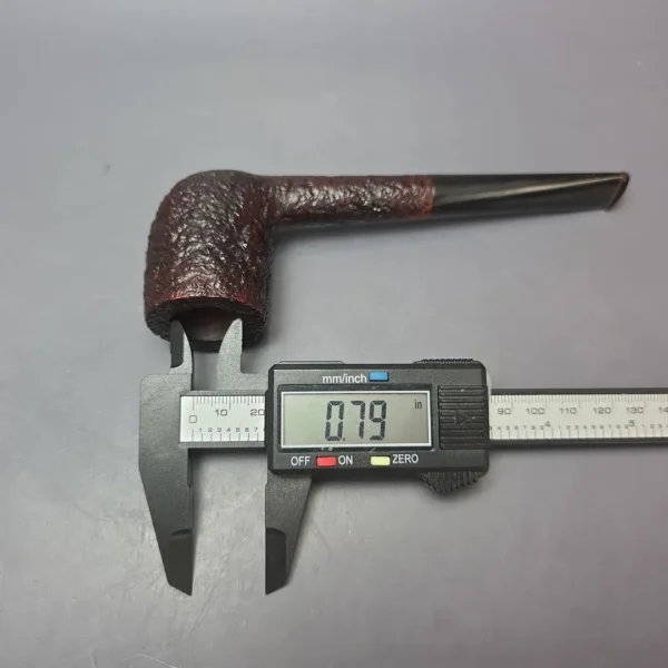 Barling's Make Pre-Transition YOW Fossil EXEXEL 52 Sandblasted Billiard Estate Briar Pipe, English Estates - Image 11