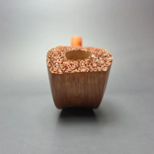 Baldo Baldi XL Smooth Panel Dublin w/ Amber Estate Briar Pipe, Unsmoked - Image 10