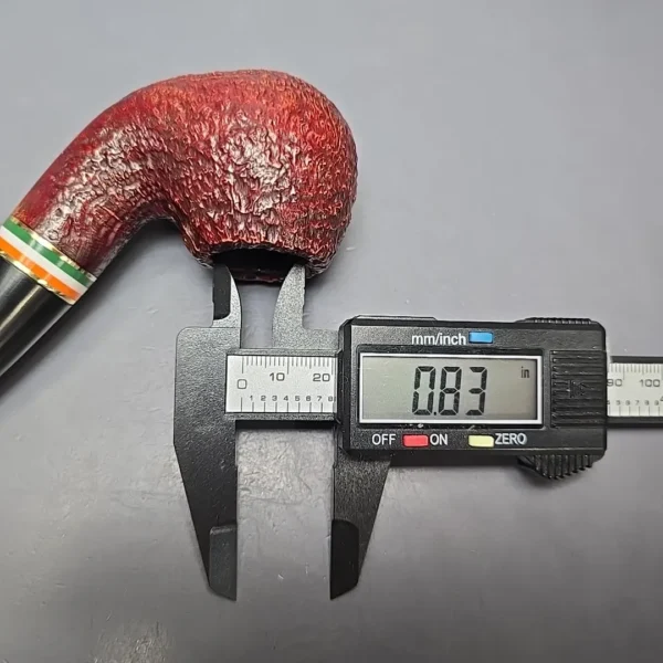 Peterson 2026 St Patrick's Day XL02 Sandblasted Apple Briar Pipe, New - Image 12