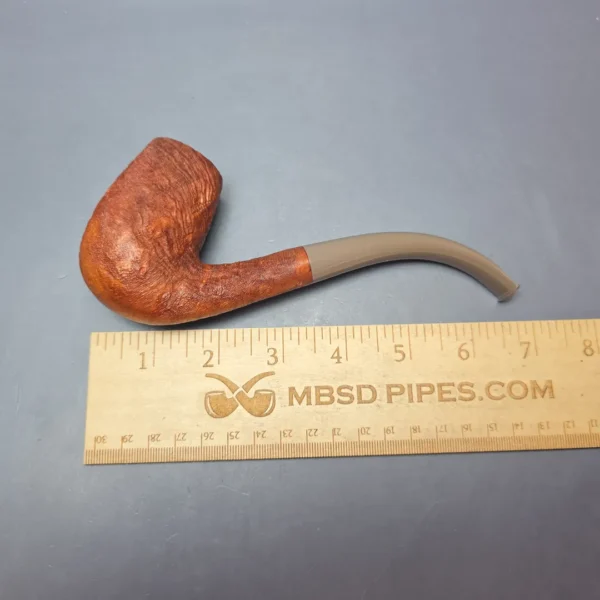 Pipe Tristan Sandblasted 120 LC Bent Billiard Handmade Briar Pipe, New - Image 11