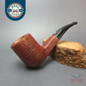 Savinelli Hand Made Sandblasted Freehand Estate Briar Pipe, Unsmoked, 6mm