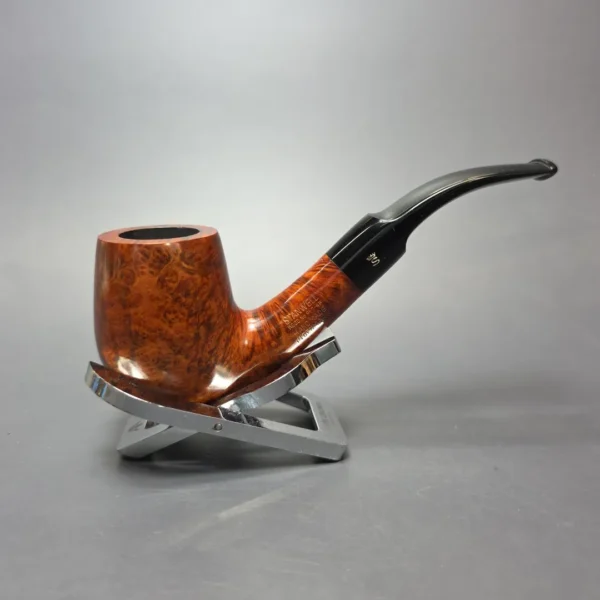 Stanwell c.1960s-70s Reg Era Hand Made Smooth Bent Billiard Estate Briar Pipe, Unsmoked - Image 3