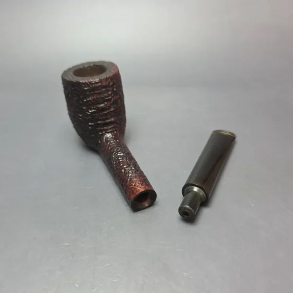 Barling's Make Pre-Transition YOW Fossil EXEXEL 52 Sandblasted Billiard Estate Briar Pipe, English Estates - Image 12