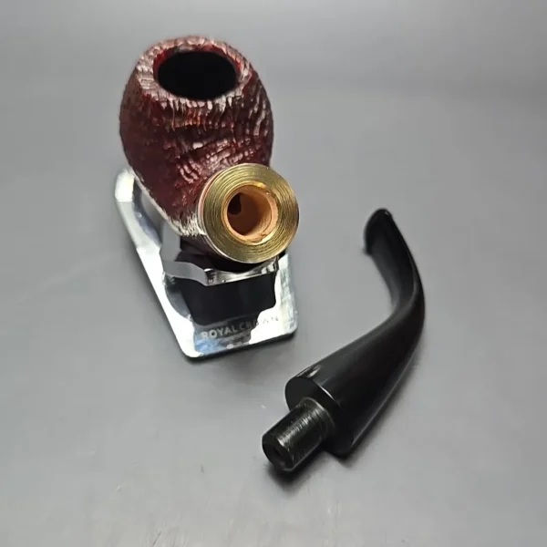 Peterson 2026 St Patrick's Day XL02 Sandblasted Apple Briar Pipe, New - Image 13