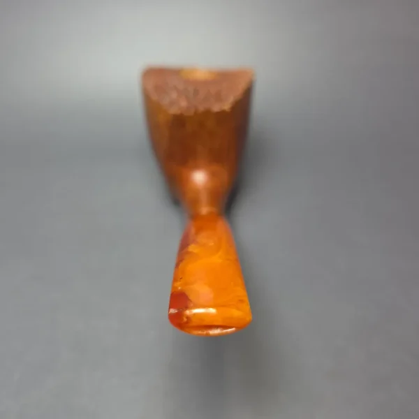 Baldo Baldi XL Smooth Panel Dublin w/ Amber Estate Briar Pipe, Unsmoked - Image 7