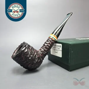 Peterson 2026 St Patrick's Day 107 Rusticated Billiard Briar Pipe, New